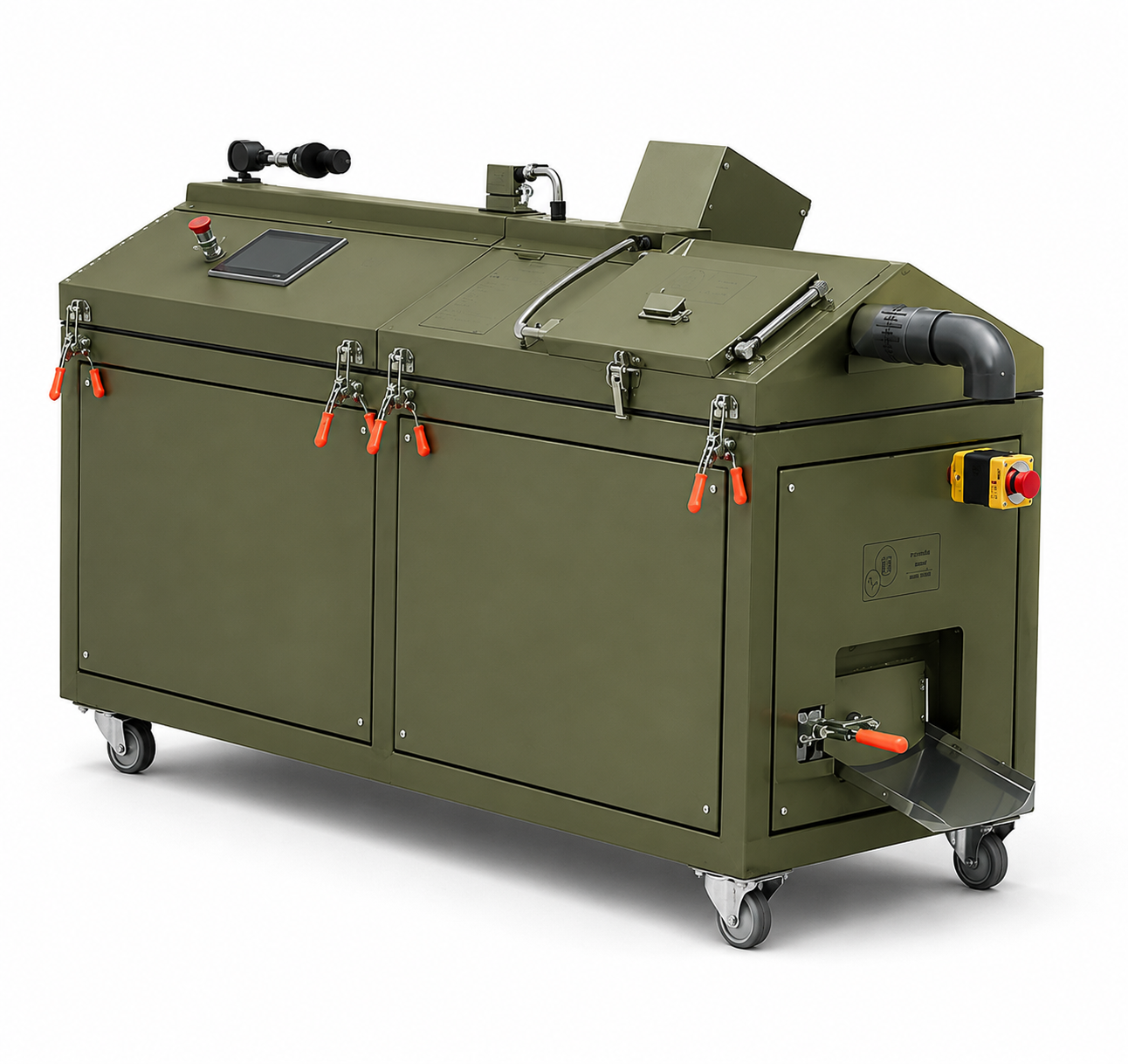 PREMIUM KOMPOST 500 L Ağır Hizmet Tipi Endüstriyel Kompost Makinesi - 500 litre kompost makinesi